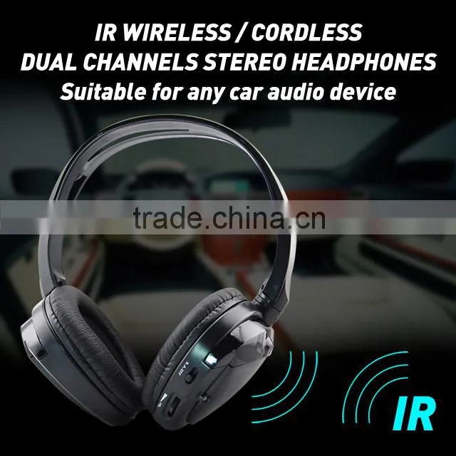Infrared Wireless Stereo Headset (2CH) Applicable to Vehicle