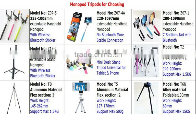 High Quality AHOLDB 5596 Mobile Phone Stand Holder Clip Mount Adapter Mini Tripod for iPhone6 plus MIUI HTC Samsung S3 Bracket