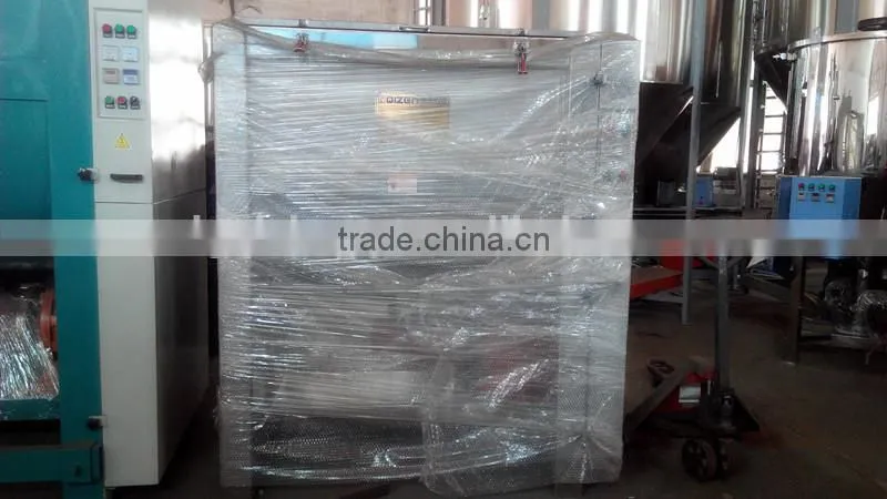 PP/PE Waste Plastic Dewatering Machine / Hot Air Drying Plastic Dewatering Machine
