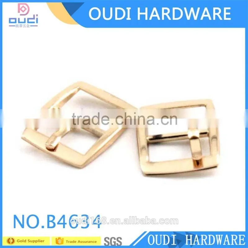 16mm zinc alloy shiny plating fashion accessories for lady belt buckles