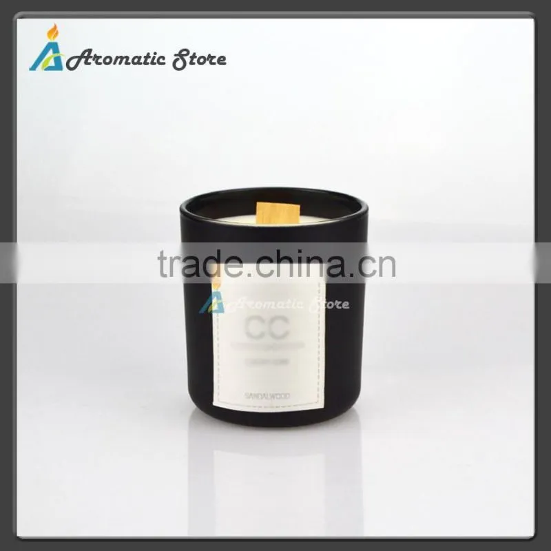 Classic Black Glass Jar Scented Candle