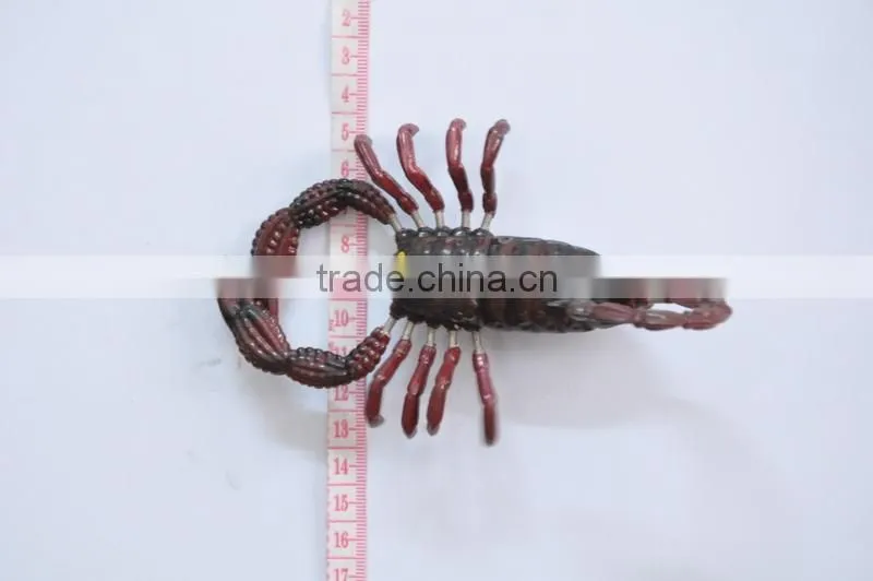 Pearl Powder 4 inch Plastic Scorpion Toys Magnet, Halloween Gift