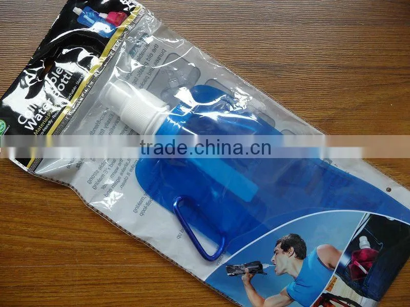 16OZ portable foldable water bottle