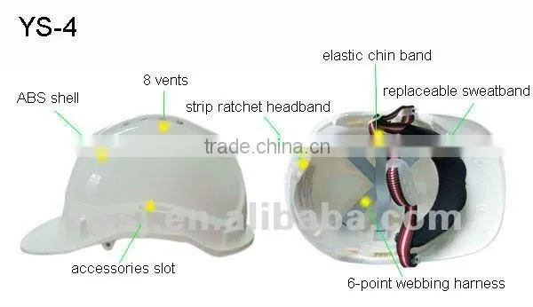 free samples safety helmet EN 397 construction safety helmet ABS safety helmet OEM safety helmet with vents for sales
