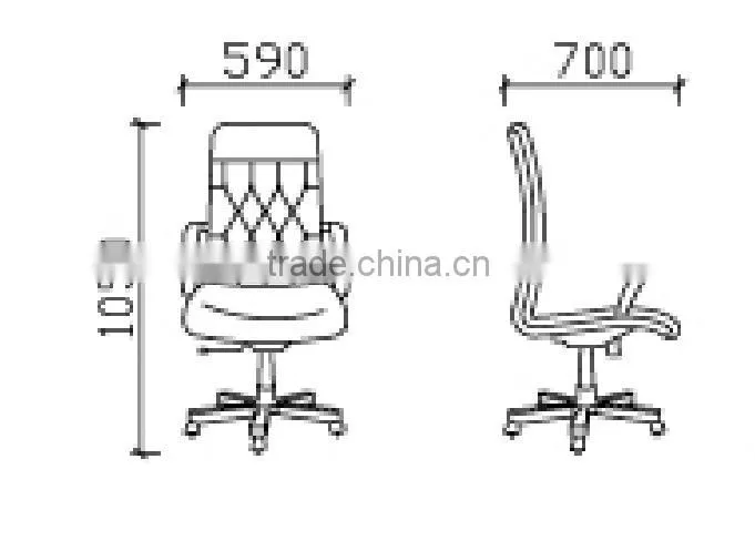 Furniture high back armrest ergonomic leather executive office chairs with wheels GZH-SJ1003