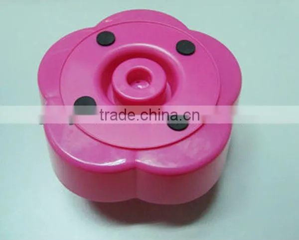 makeup rotatable plastic storage tray / flower stand / displays stands / rotating storage tool