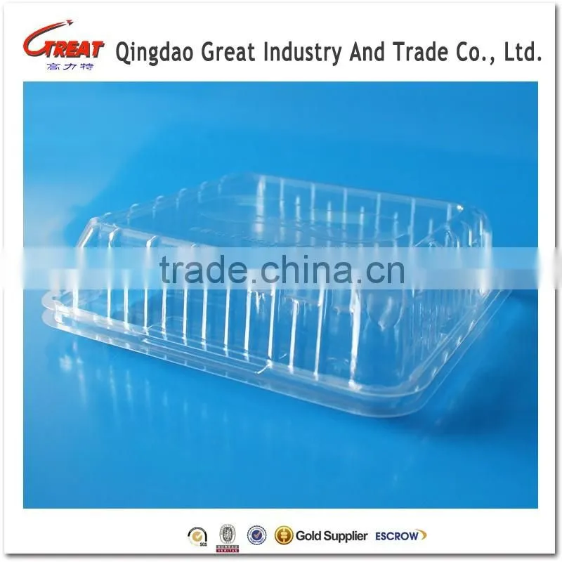 Transparent Clear Plastic Fruit Punnet Packaging