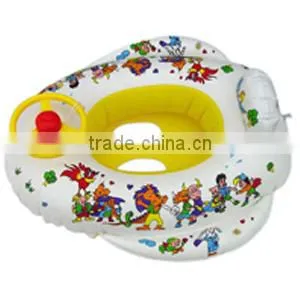 baby swimming boat/pvc swimming boat for kids/inflatable cartoon boat for kids