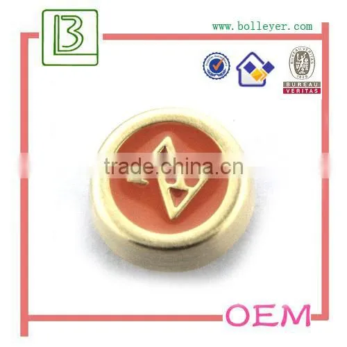 Metal Labels Tags and Fashion Plates for handbag