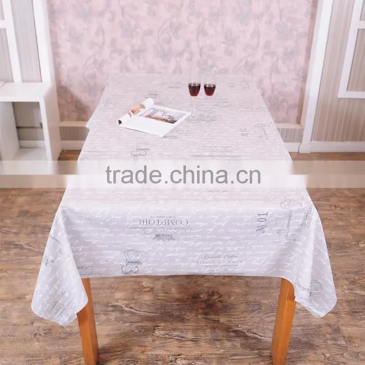 Eco-friendly printed tablecloth , table cover