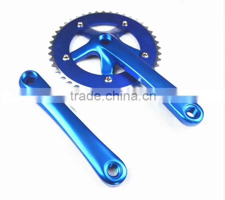 colorful fixed gear bike bicycle chainwheel chain wheel 42t alloy crankset china chainwhel factory