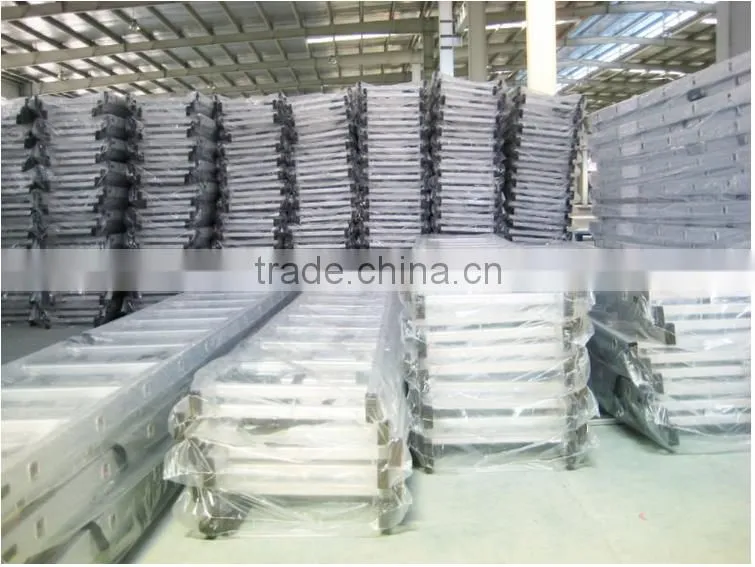 Aluminum combination step extension ladder with 2x10