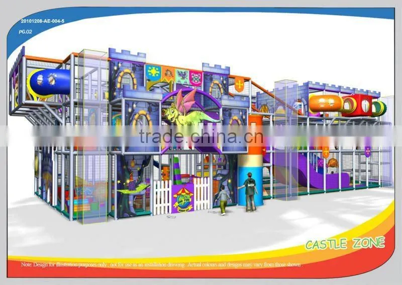 Cheer Amusement Castle Themed soft indoor playground