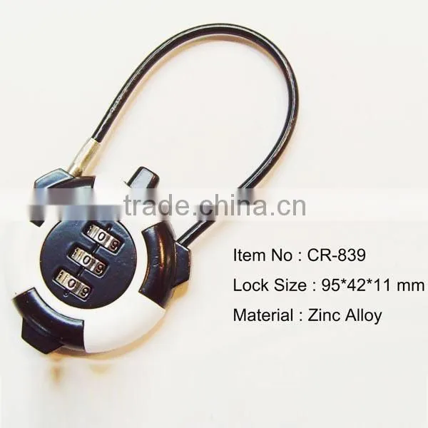 Wholesale Mini 3 Digit Combination Luggage Bag Suitcase Security Code Lock CH-839