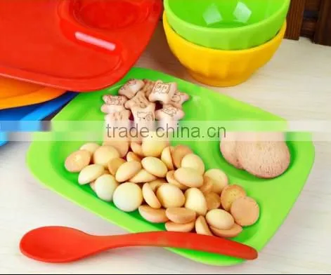 Hot Sale BPA Free 9" Silicone Baby Divided Plate