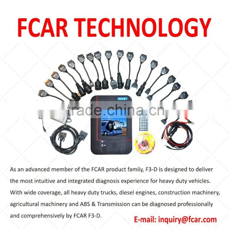 Fcar F3-D heavy duty truck obd diagnostic scanner tool