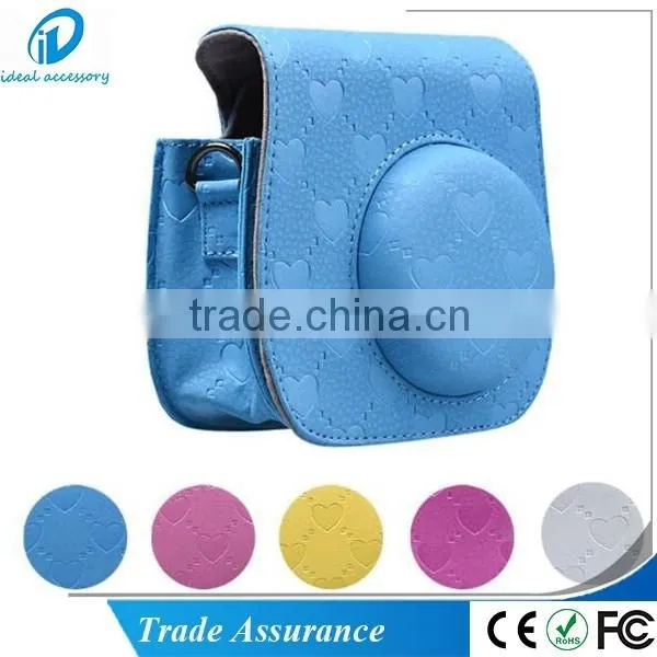 PU Leather Fujifilm Camera Case Bag for Fuji Instax Camera Mini8 Mini8+