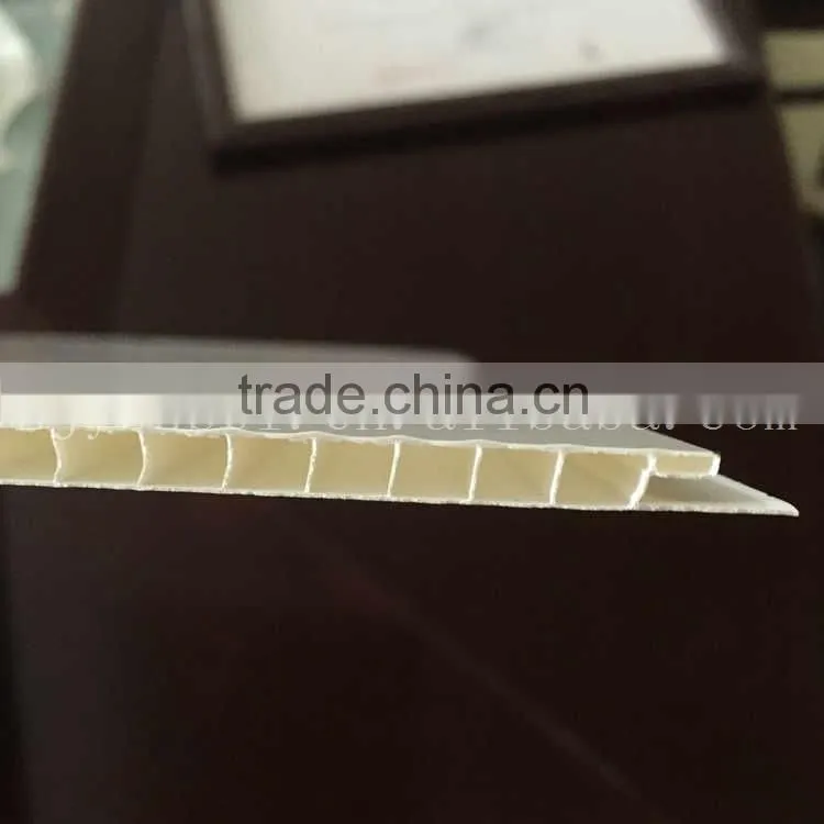 The new design printing PVC panel with silver lines and 250mm*5mm