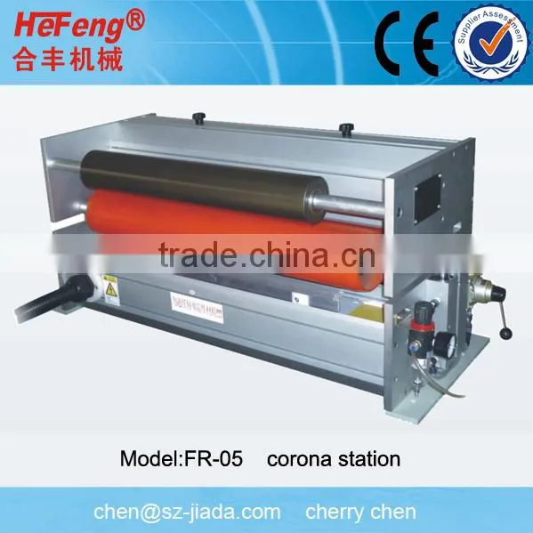 Double sides CORONA TREATMENT with silicone tube and cylinder threading