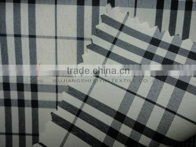 yellow cream-coloured striped yarn dyed fabric for shirt