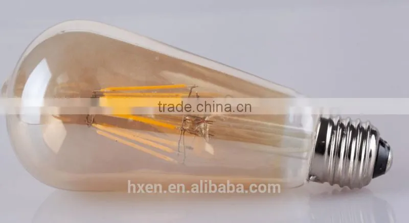2015 New 85-265V 6W 8W E27 ST64 led filament bulb