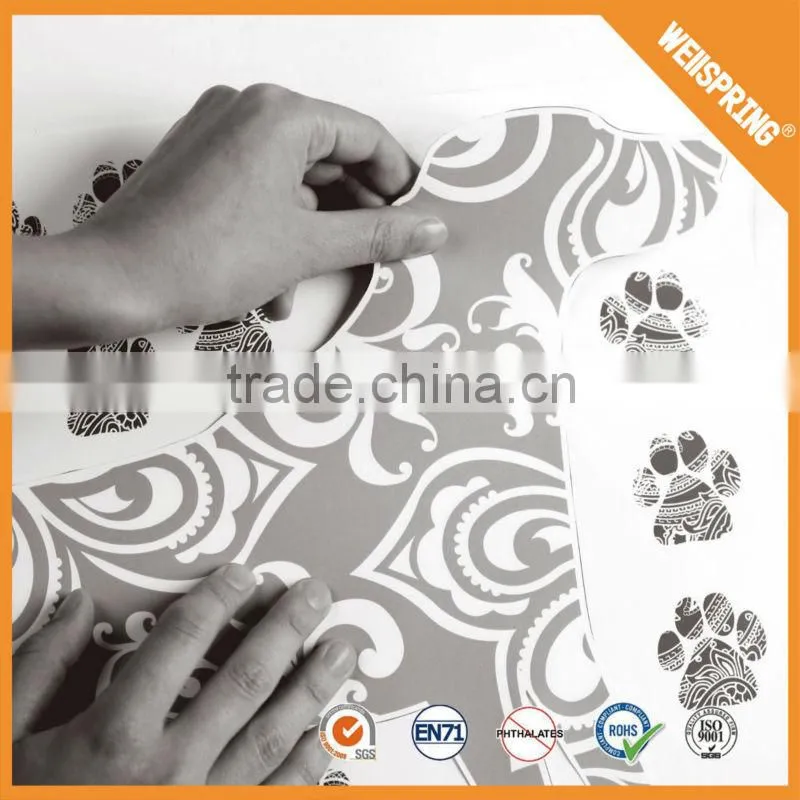 Fancy Removable PVC kids 3d wall stickers