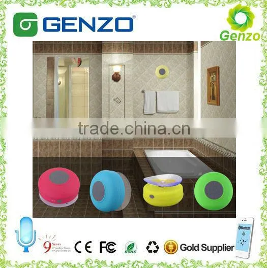 Hot sale Triangle shape Sucking IPX4 Mini Waterproof Bluetooth Speaker