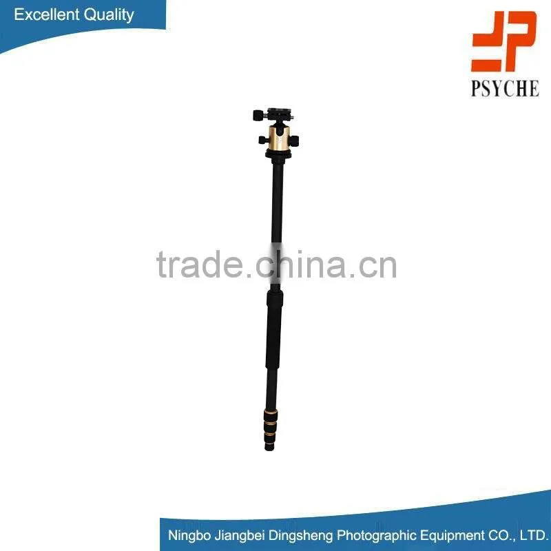 Carbon firber tripod 8806CD with ball head and new gold body frame