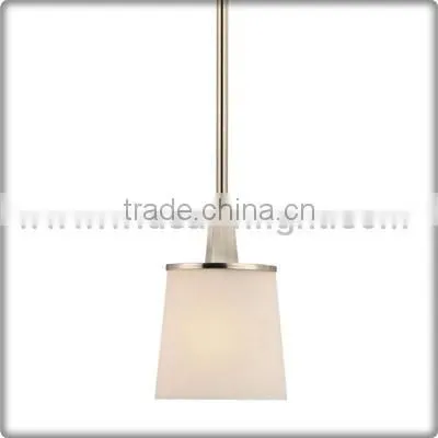 UL CUL Listed Brushed Nickel Modern Glass Pendant Light For Indoor C50117