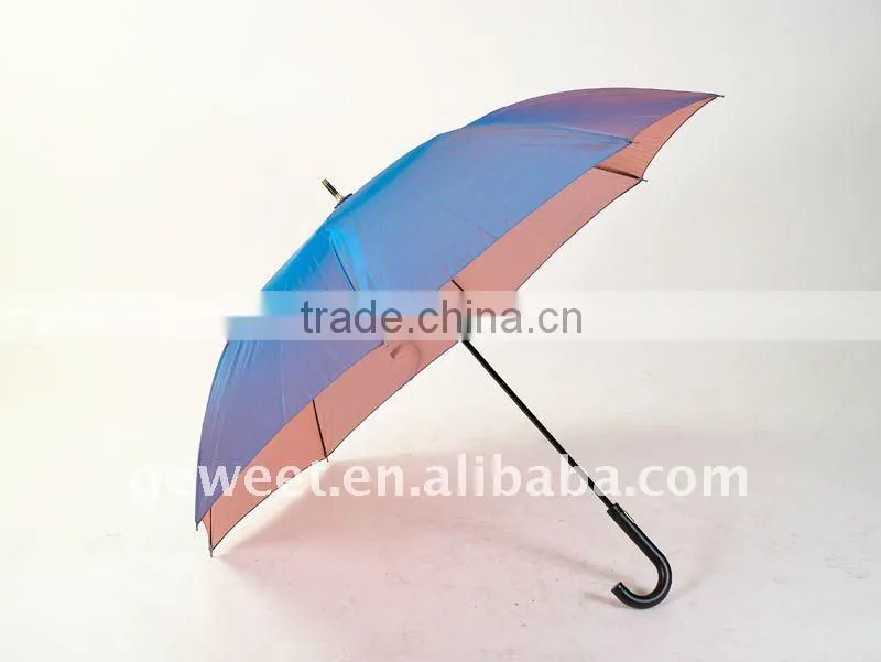 23"8K straight chameleon fabric parasol umbrella
