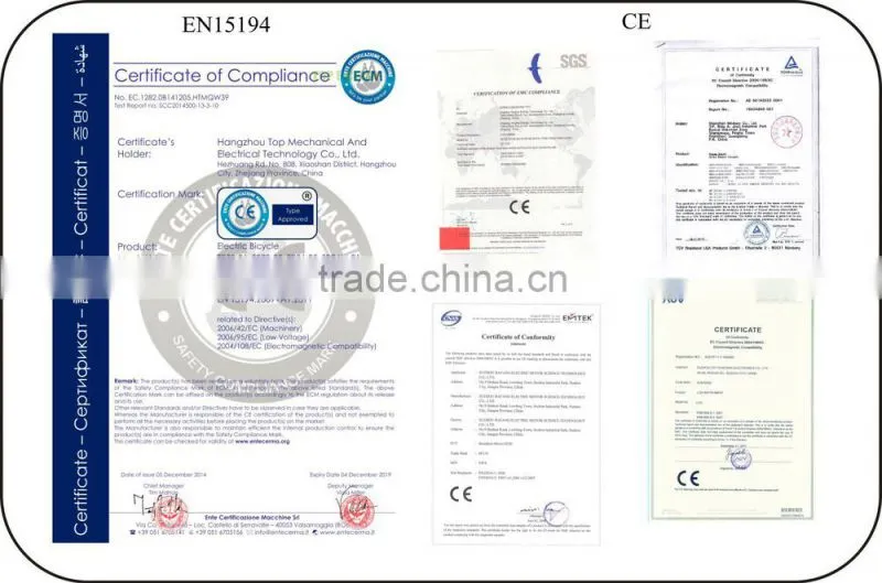Top e-cycle high quality popular 36 volt lithium ion batterfor e-bike