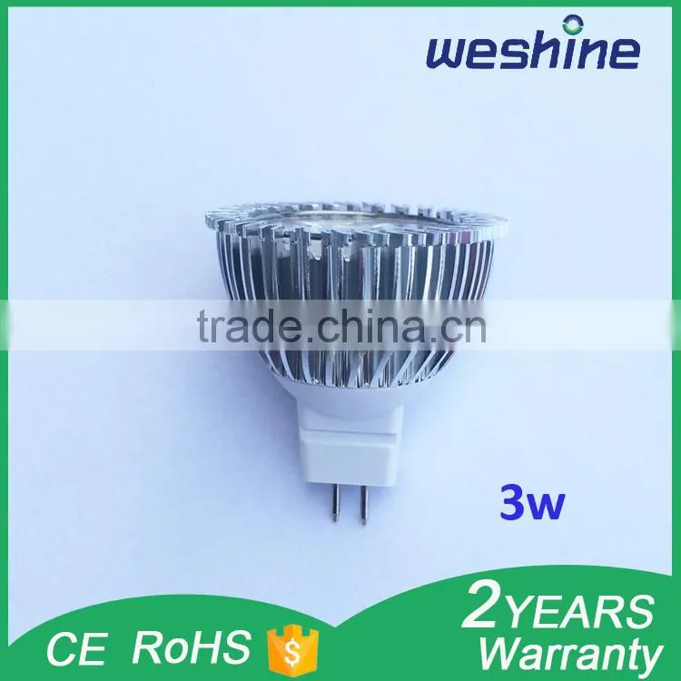 factory supply high quality MR 16 LED spotlight 3w