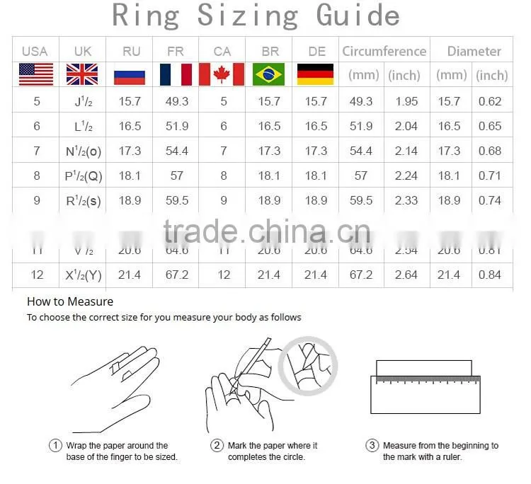 3pcs/Set 18kgp Jewelry Gold Rings Price With Stones