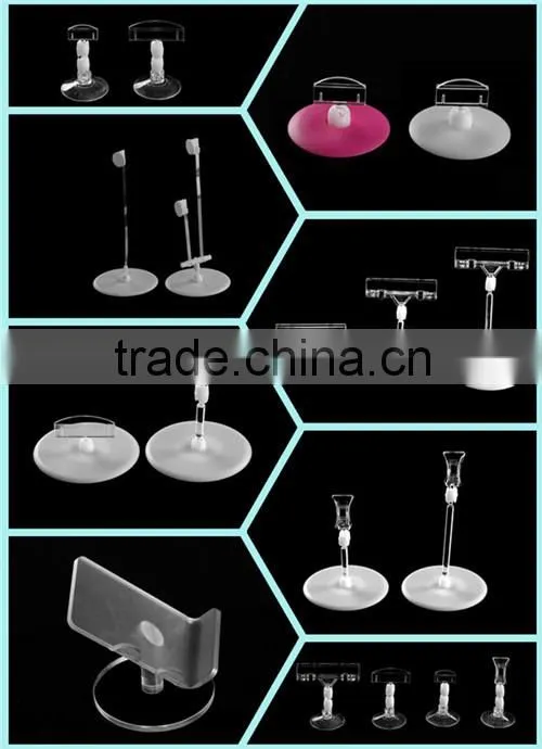 Customized promotional tag display plastic clip