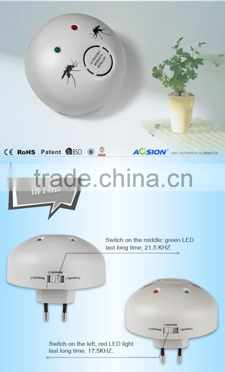 High-tece ultrasound plug-in electronic anti mosquito products factory