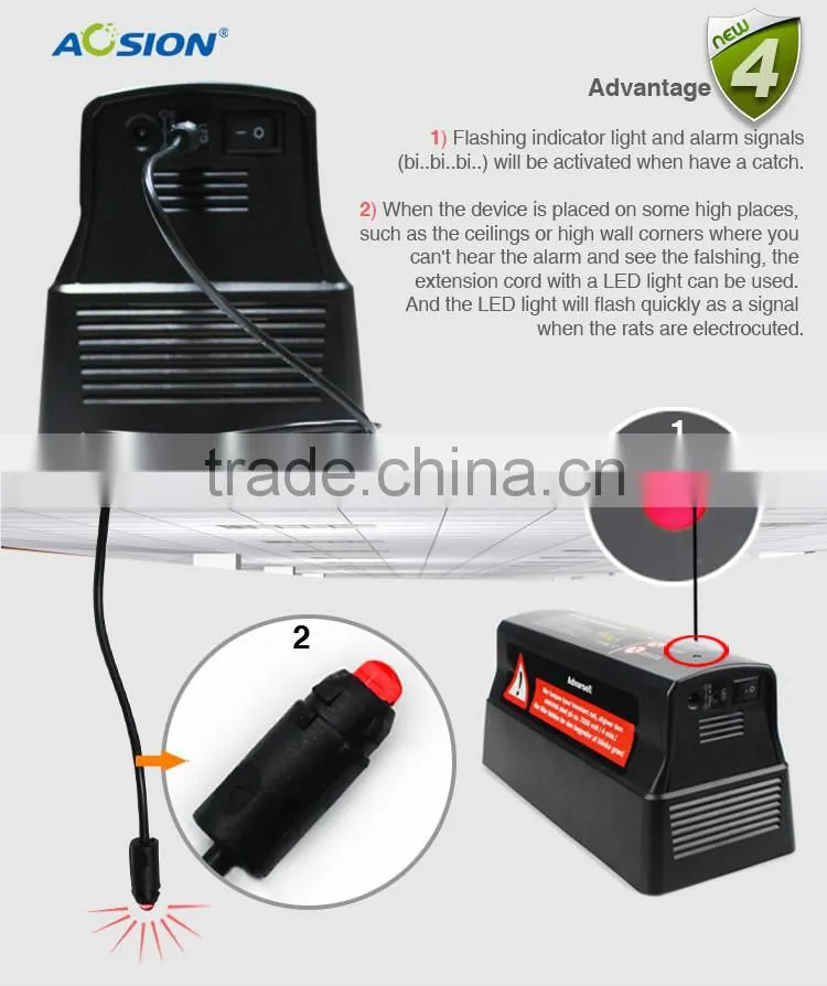 Aosion New Design factory made Indoor humane rat killer/pest control mice trap