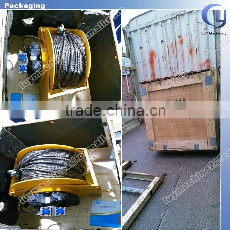 Factory price YS 0.8t horizontal vertical pull hydraulic portable winch winch