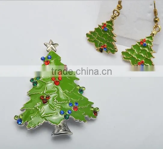 Special Edition Christmas Package Western Christmas With The Stars Earrings And Brooch
