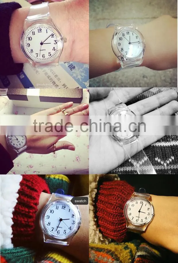 New Arrival Korea Jelly Silicone Watches / Transparent Watches / Amazing Watch for Boys & Girls