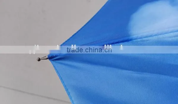 Sky Blue and White Cloud Offset Printing Umbrella