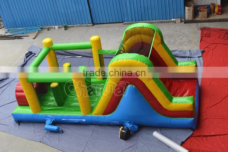 inflatable jumping bouncer obstacle course