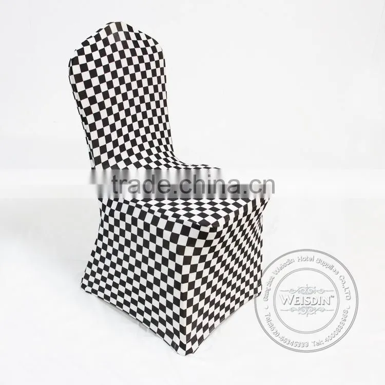 new style banquet chair cover white cheap 100%polyester banquet chair cover