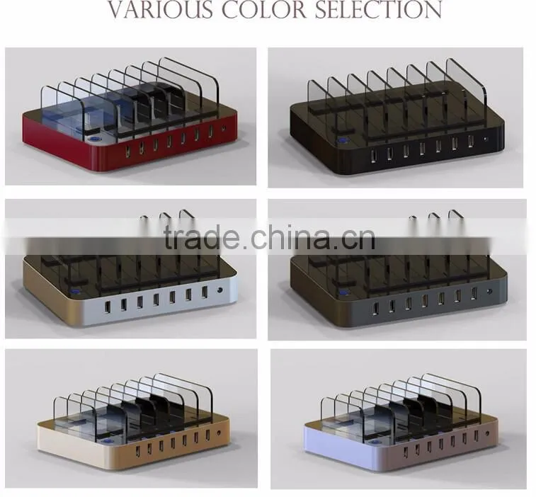 2016 New 7 ports high speed usb mobile phone charger for smart phone ul approval