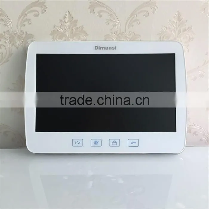 10 inch touch button door bell / door phone 10"tft-lcd 4-wire video door phone intercom system ete video door phone