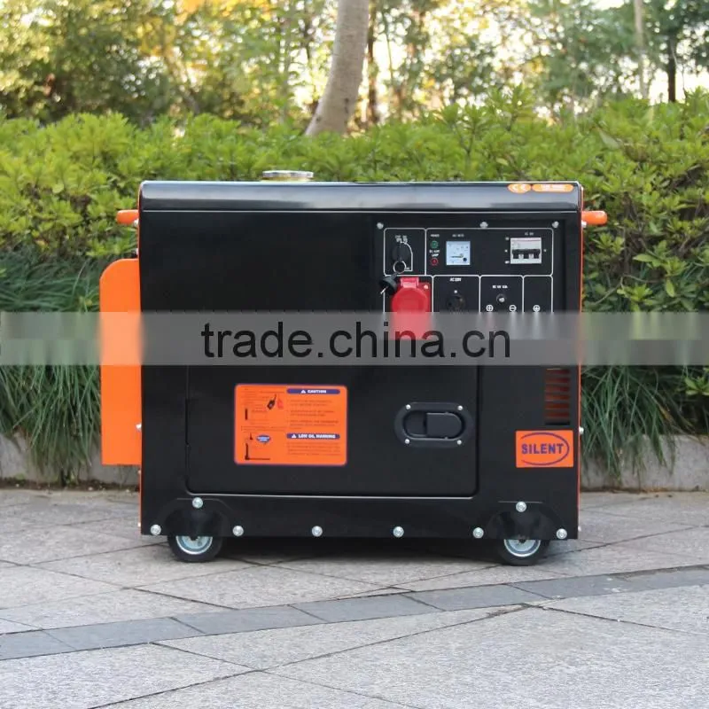 Taizhou Super 6KVA Silent Generating Electricity Dynamo Starter Honda Electric Diesel Generator Dynamos