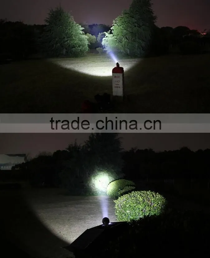 3200 rechargeble 2*18650 Batteries 3W 150lumens XPE led Working Flashlight