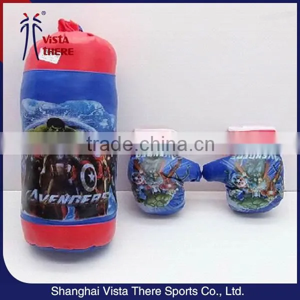 American flag gloves punching bag boxing set for kid