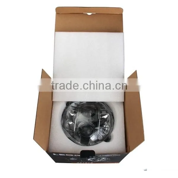 Round led auto headlight 7 " jeep wrangler headlight