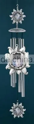 Pewter Indoor Wind Chime with Melodious Bell,Windchaims