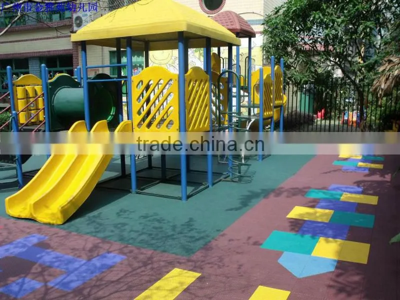 Used economical playground flooring for sale, kids outdoor playground flooring